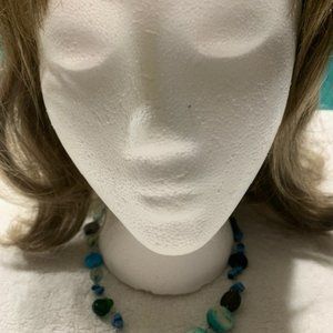 Natural Stone and gem necklace